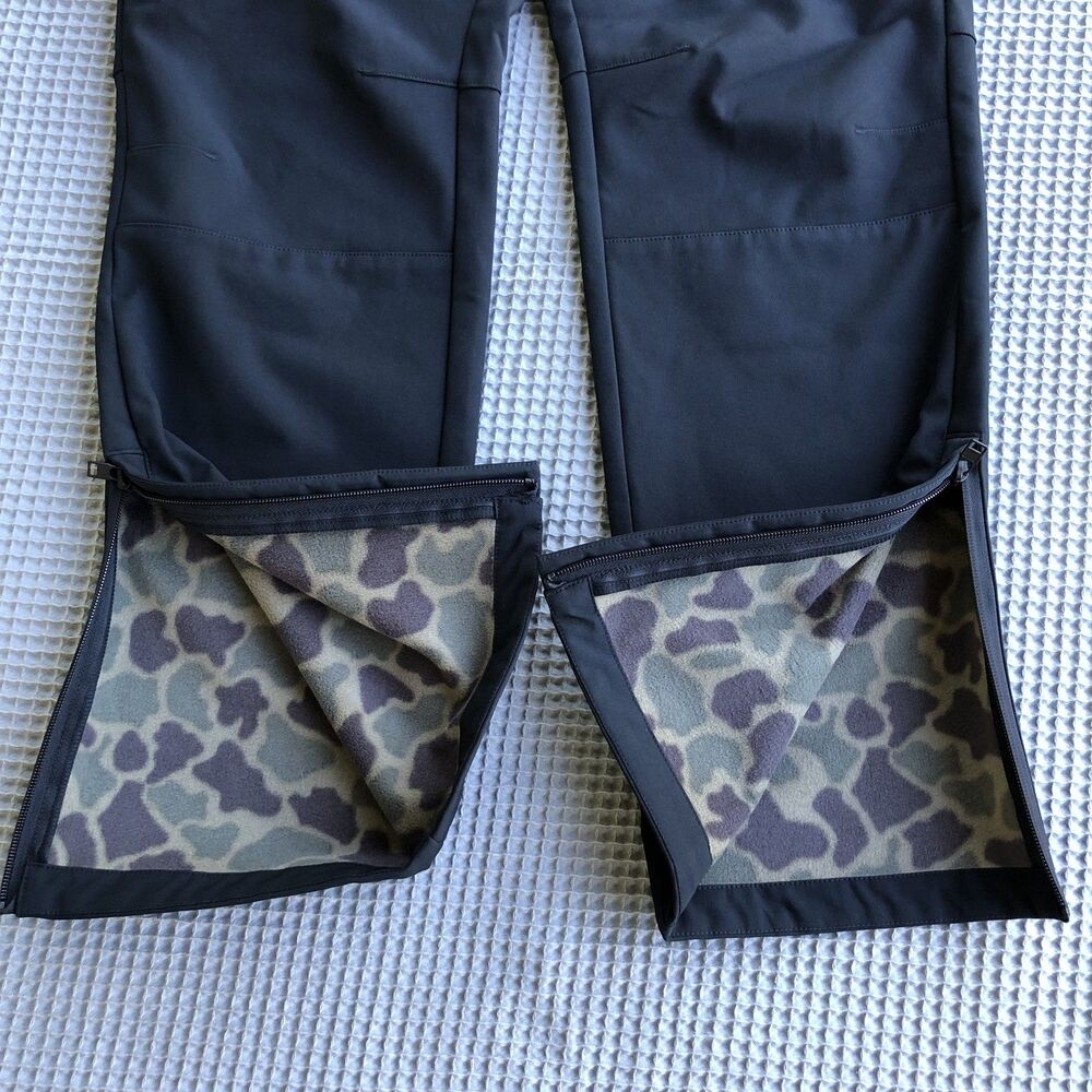 Dakine Snow Pants Mens M Black Camo Soft Shell Fleece Lined Ski Snowboard - Picture 7 of 16
